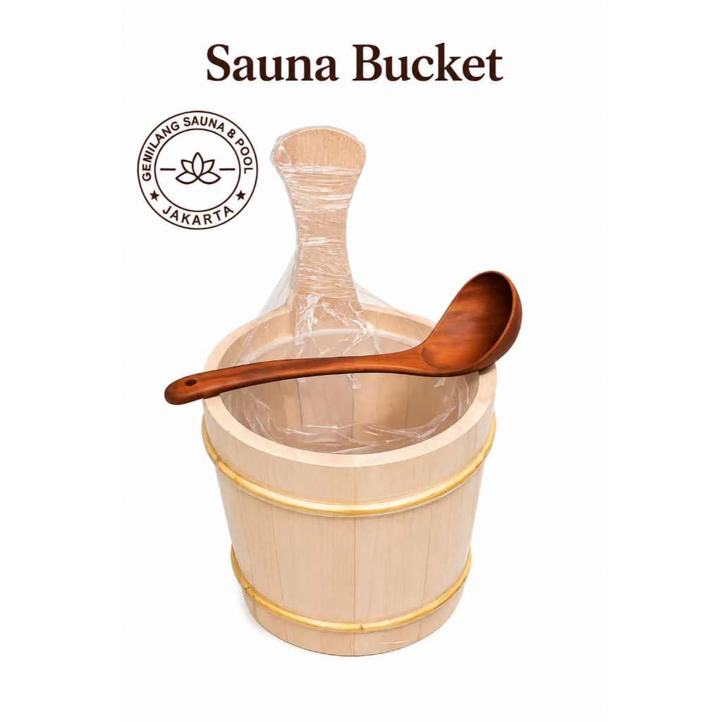 EMBER KAYU SAUNA | SAUNA BUCKET PREMIUM - Ember Sauna  - WADAH AIR 5 LITER