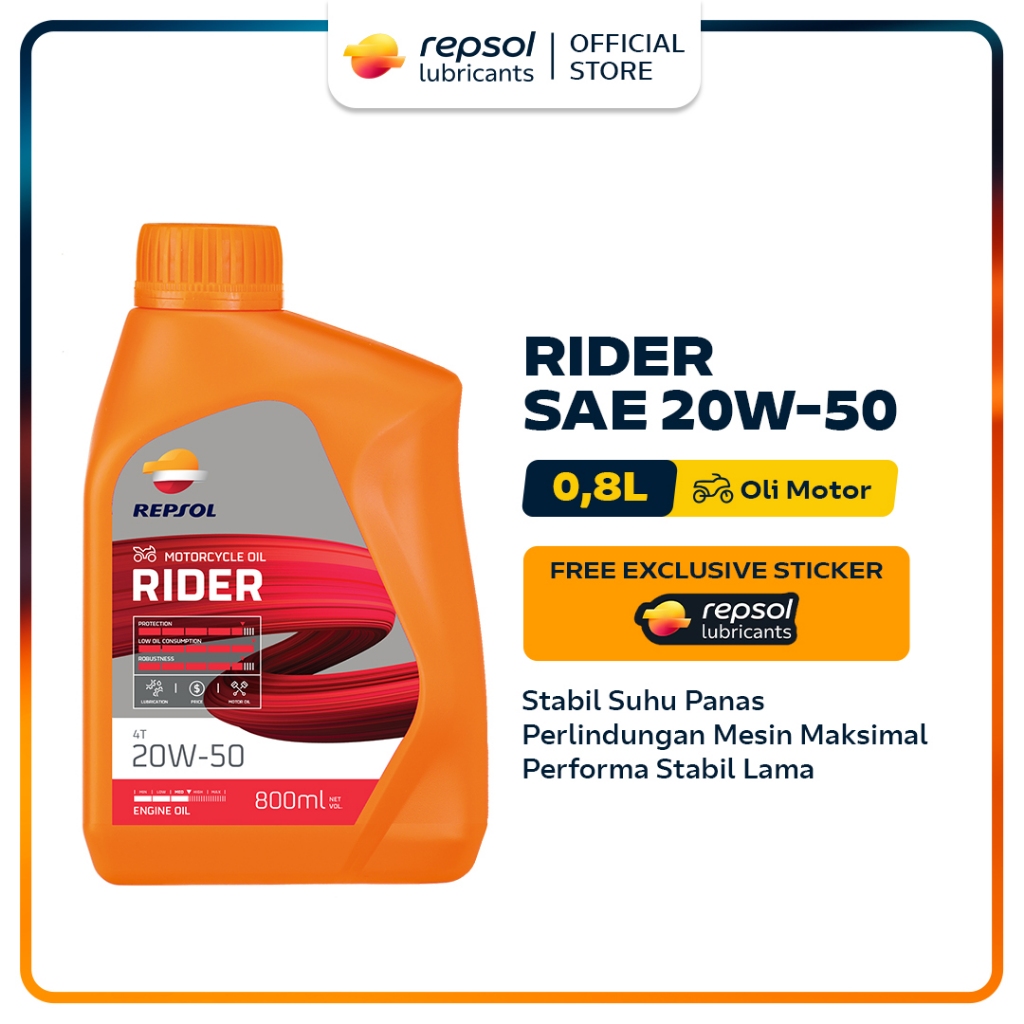 OLI MOTOR REPSOL RIDER SAE 20W-50
