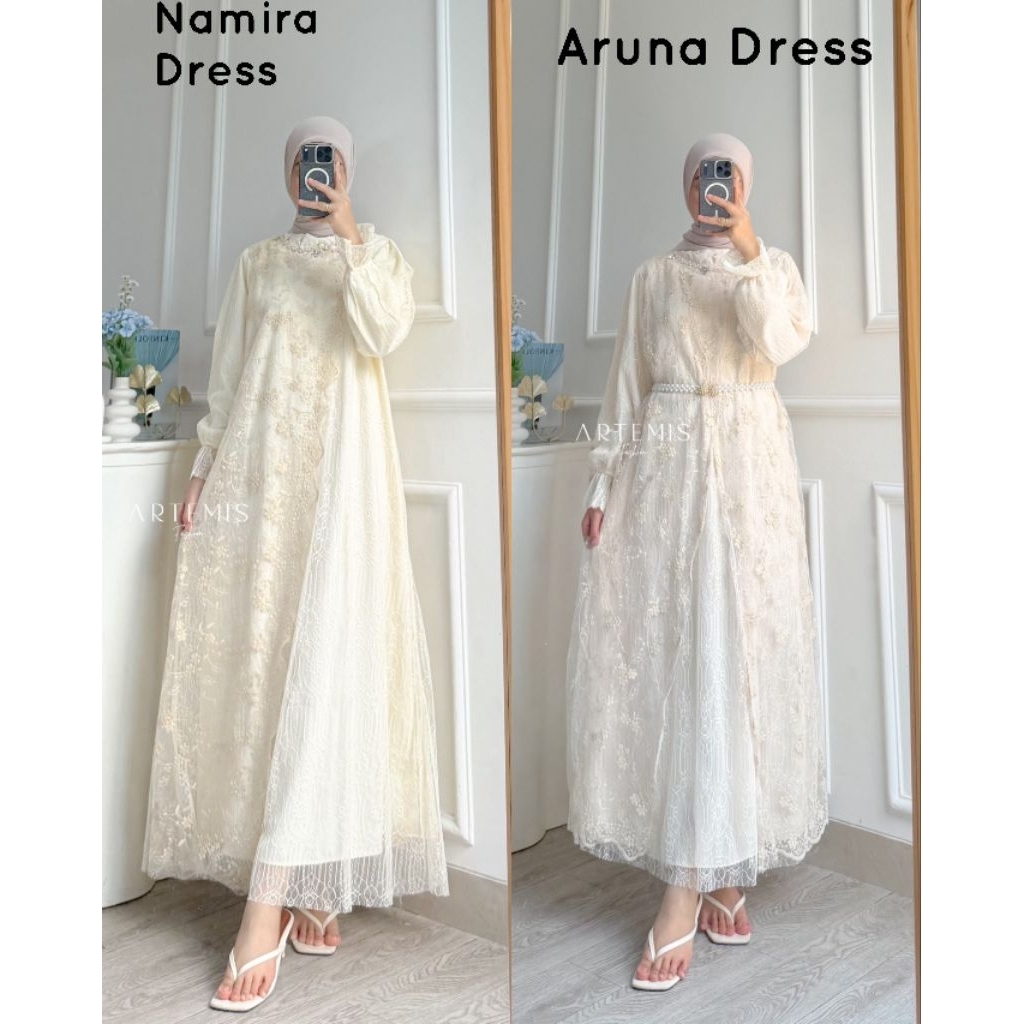ARTEMIS FASHION - ARUNA / NAMIRA DRESS brokat