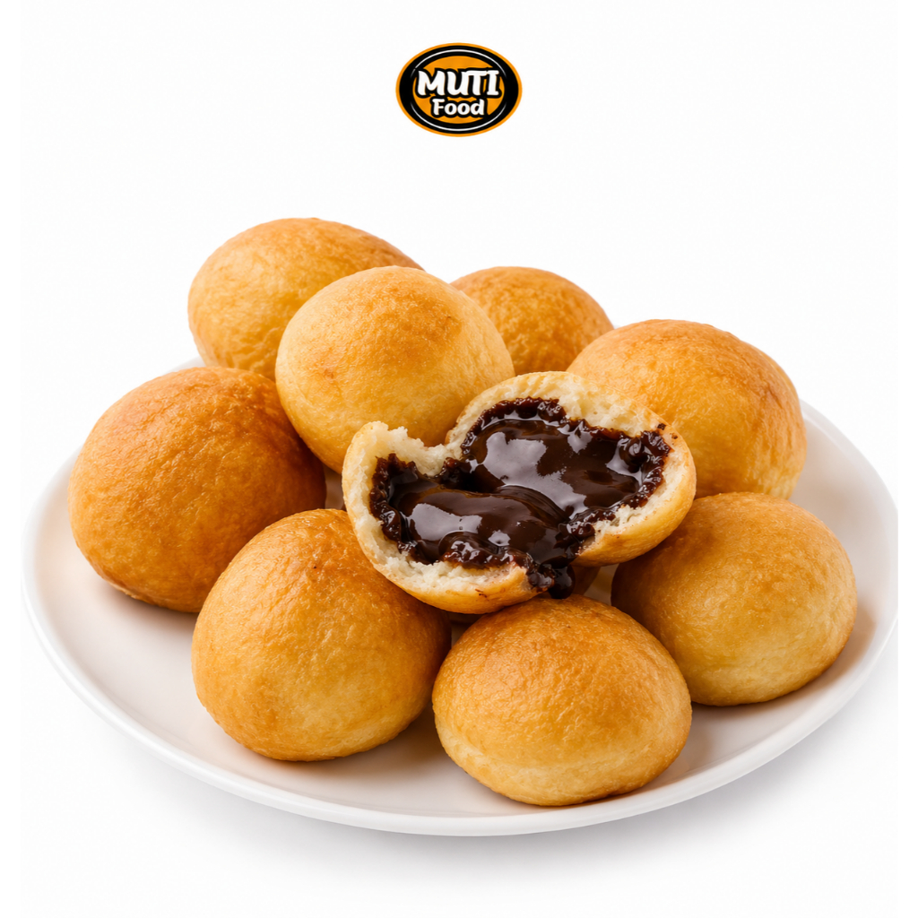 Roti Goreng Coklat Lumer isi 10pcs / Donat cokelat (frozen)