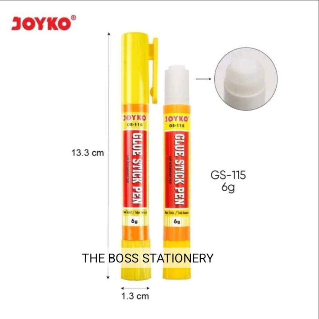 [PCS] GLUE STICK GS-115 6 GR JOYKO / LEM STICK 6 GRAM JOYKO / LEM STIK / LEM KERTAS GS115