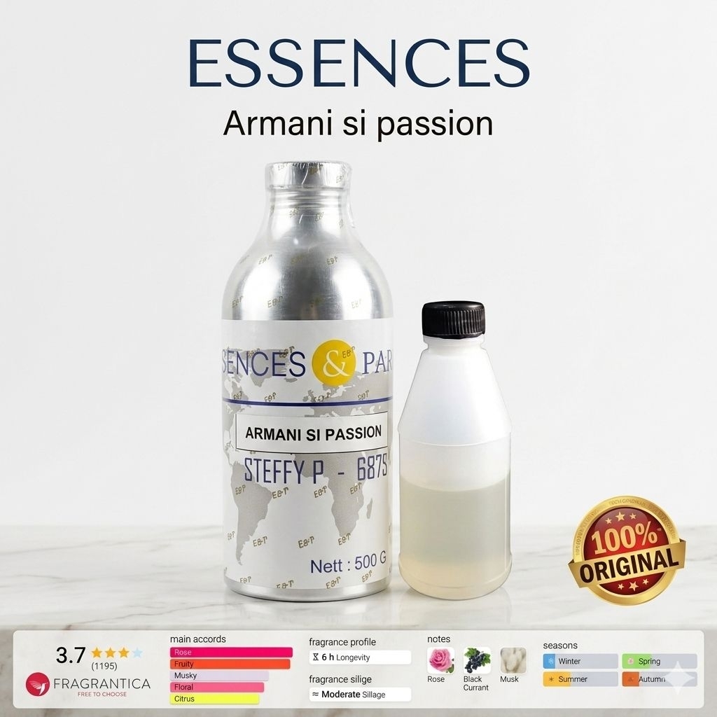 ESSENCES GRADE B/STEFFY P/A SI PASSION/KEMASAN SEGEL REPACK/BIBIT MURNI