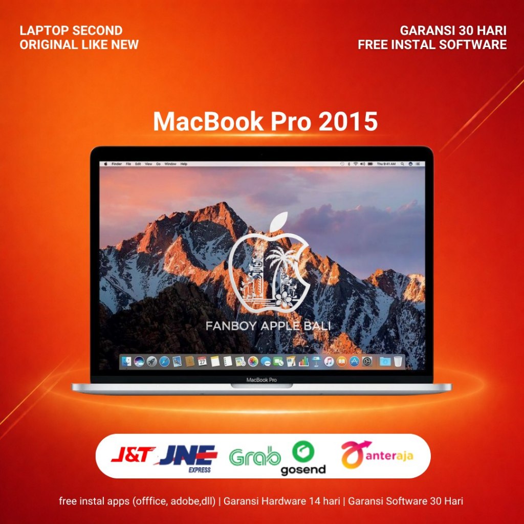 Macbook Pro 2015 2025 13 Inch Ram 8GB SSD 128GB Second Berkualitas