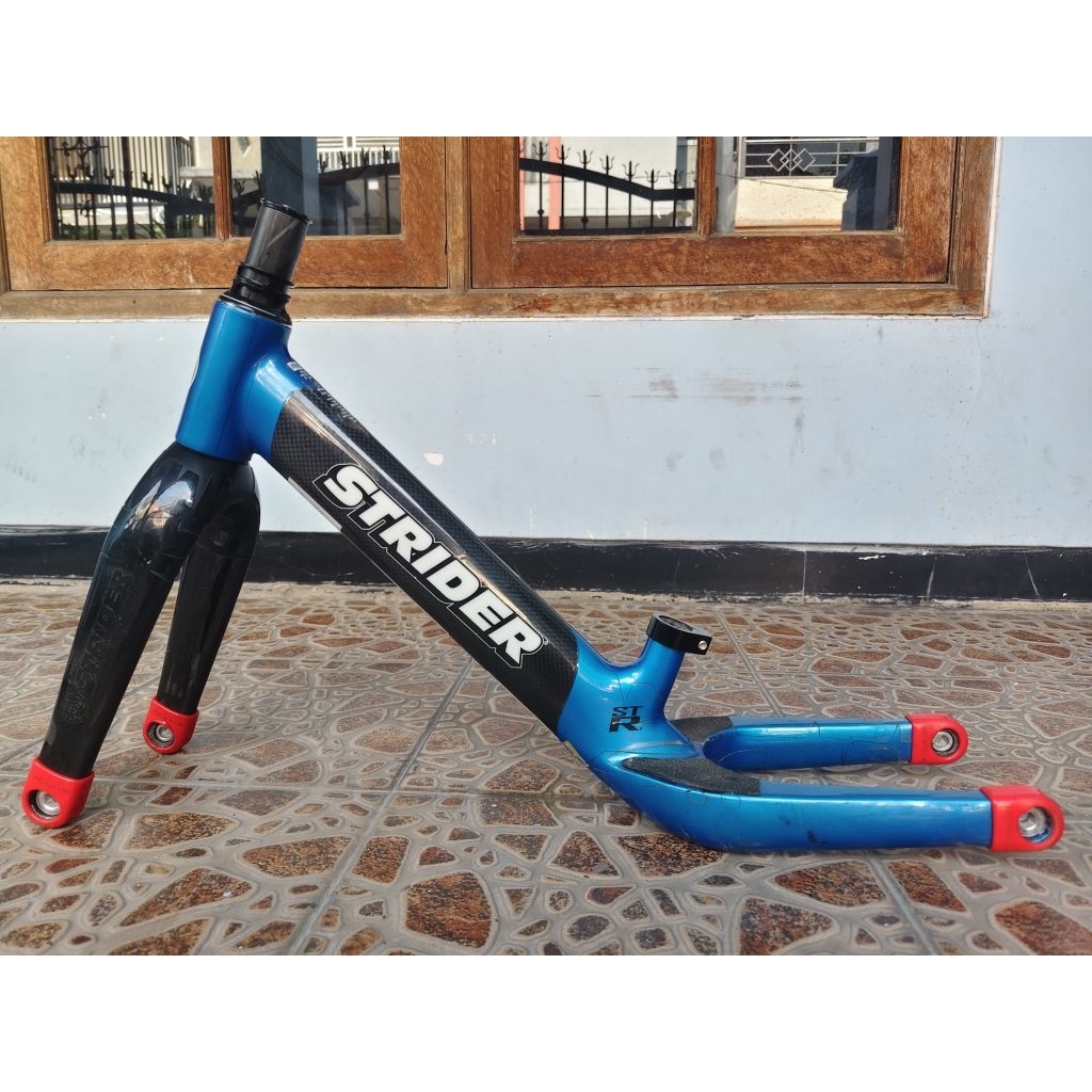 FRAME PUSHBIKE STRIDER STR BIRU (SECOND ORIGINAL)