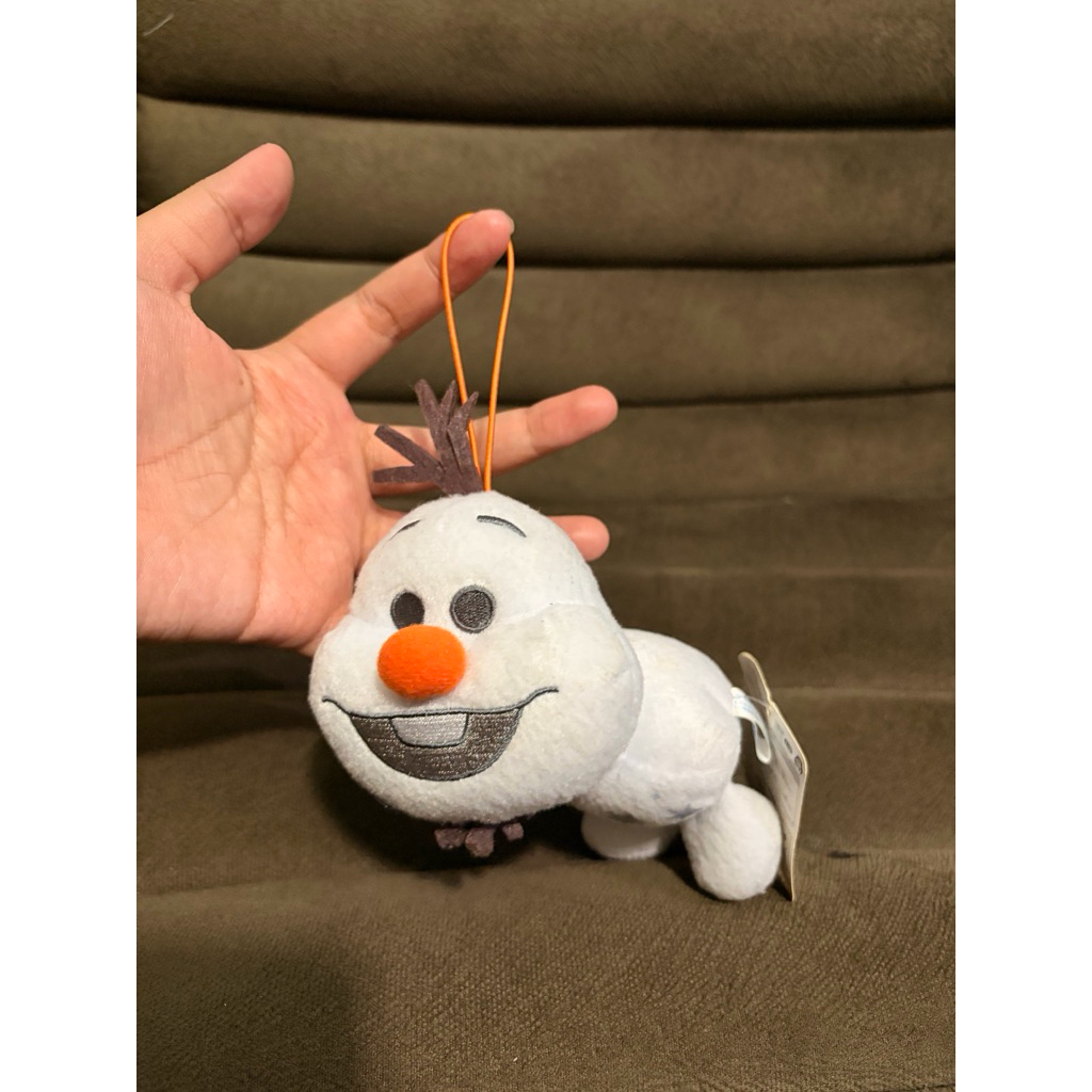 [BARU] Gantungan kunci/tas boneka salju Olaf Frozen rebahan newtag original