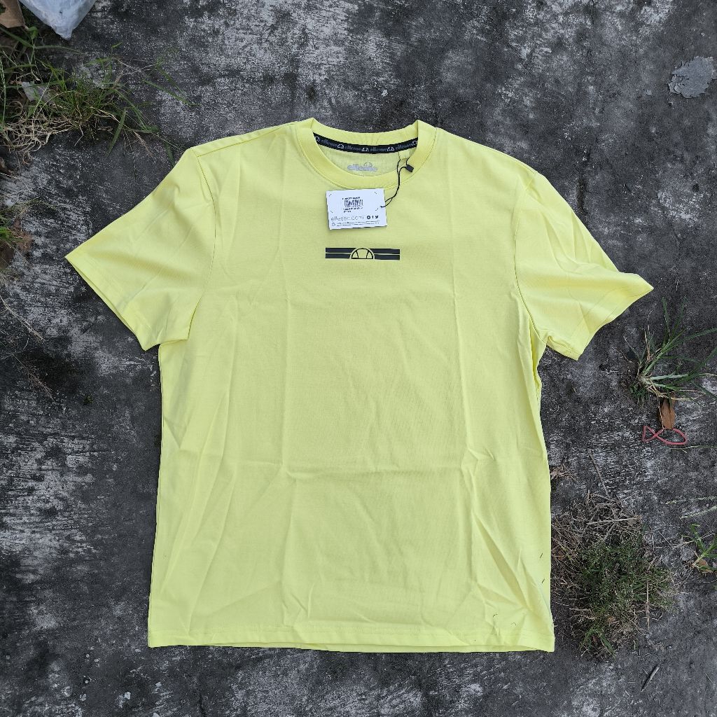 tshirt ellesse baseline tee lemon