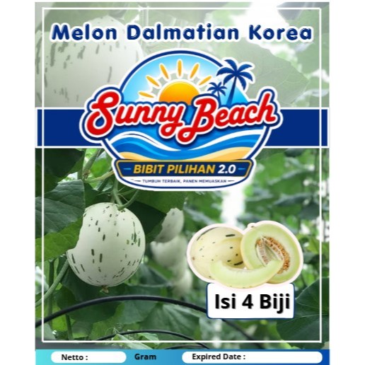 Bibit Pilihan Tumbuh Terbaik Panen Memuaskan 2.0 | Bibit Melon Dalmatian Korea | Melon Dalmatian Kor