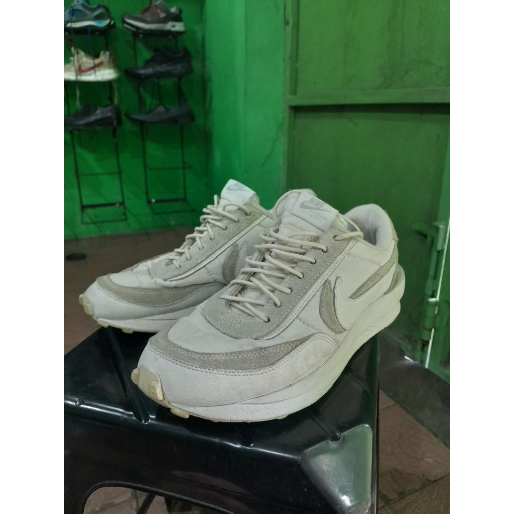 [SECOND ORIGINAL] Nike LDWaffle x Sacai White Nylon - Size 41