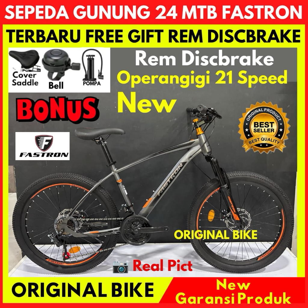 Sepeda Gunung MTB 24 Inch Fastron Foster Operangigi Terbaru