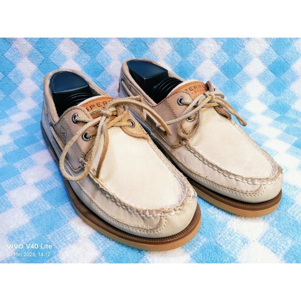sepatu loafers speri kulit size 40 insole 25 (second)