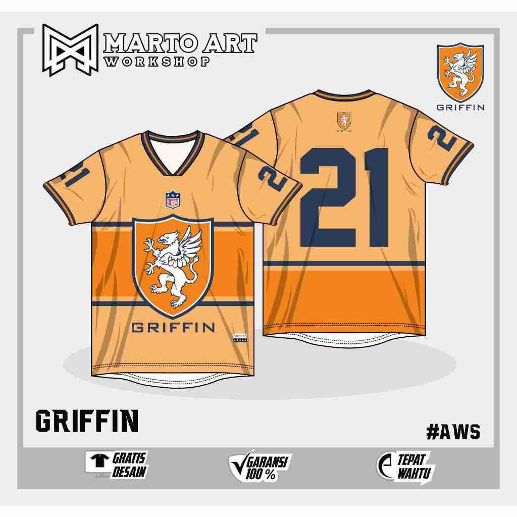 Jersey Oversize Full Printing GRIFFIN | Jersey Kualitas Terbaik