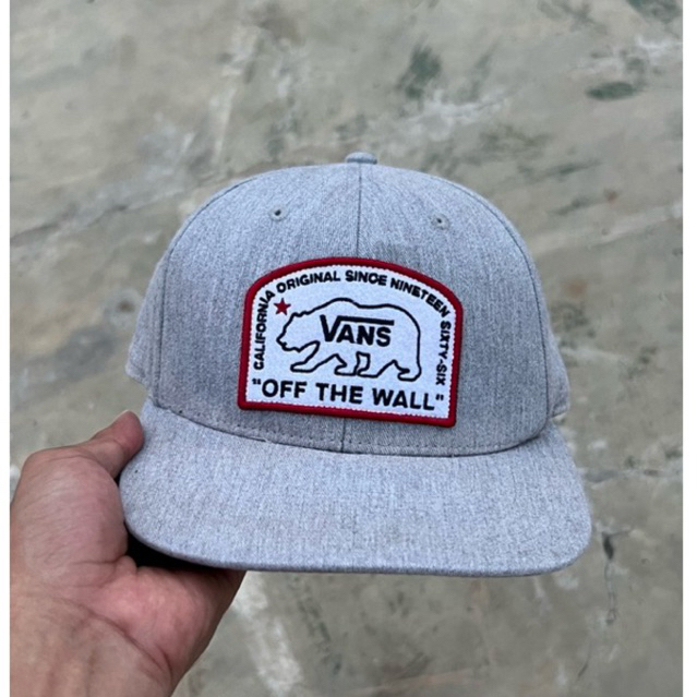 Vans snapback grey