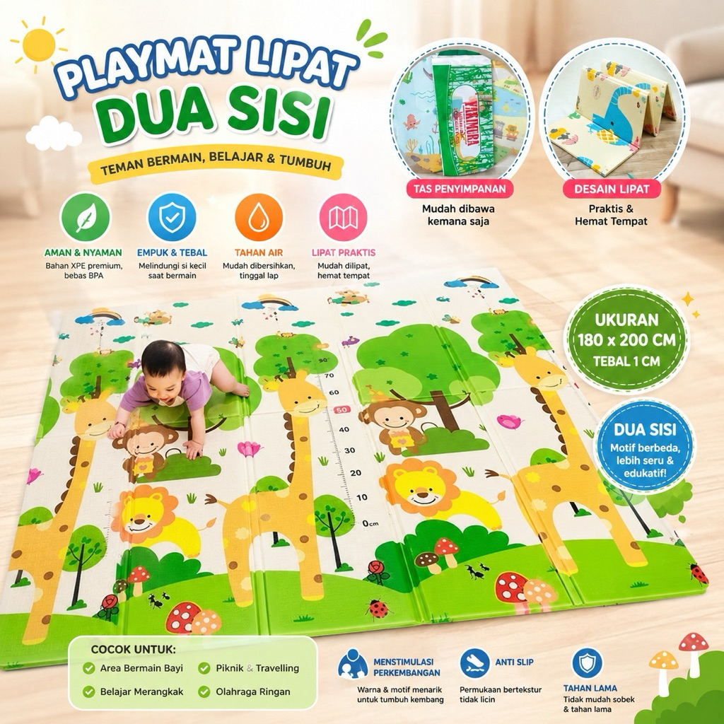 Tikar Playmate Yakimura  matras bayi tikar playmate bayi