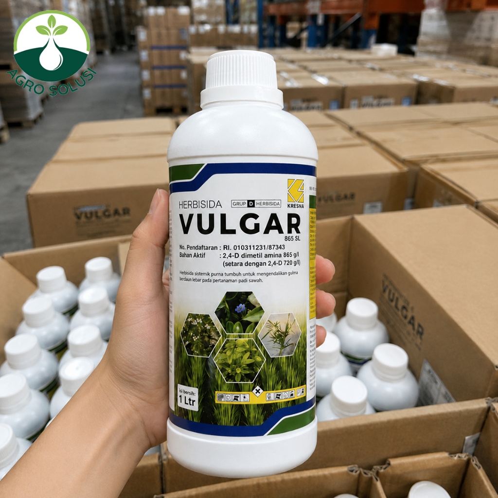 Vulgar 1000ml Pembasmi Rumput Racun Rumput Paling Ampuh Herbisida Selektif Jagung dan Padi Herbisida