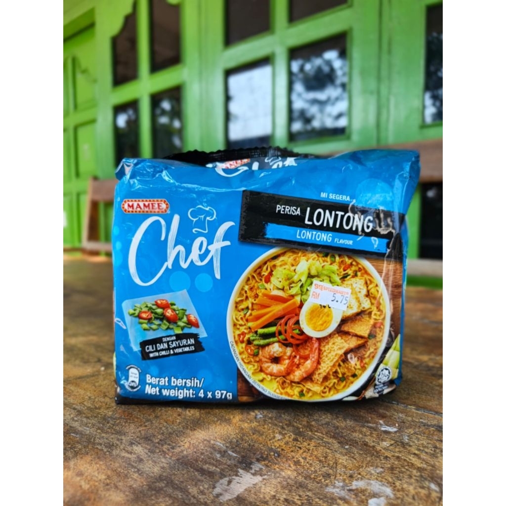 Mamee chef lontong isi 4 pcs ORI malaysia