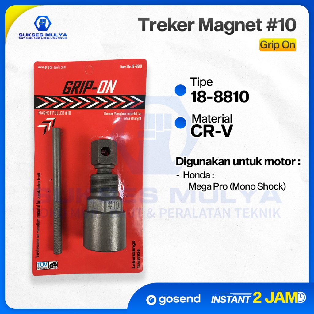 Kunci Treker Magnet Megapro Monoshock Versa Magnet Puller No10