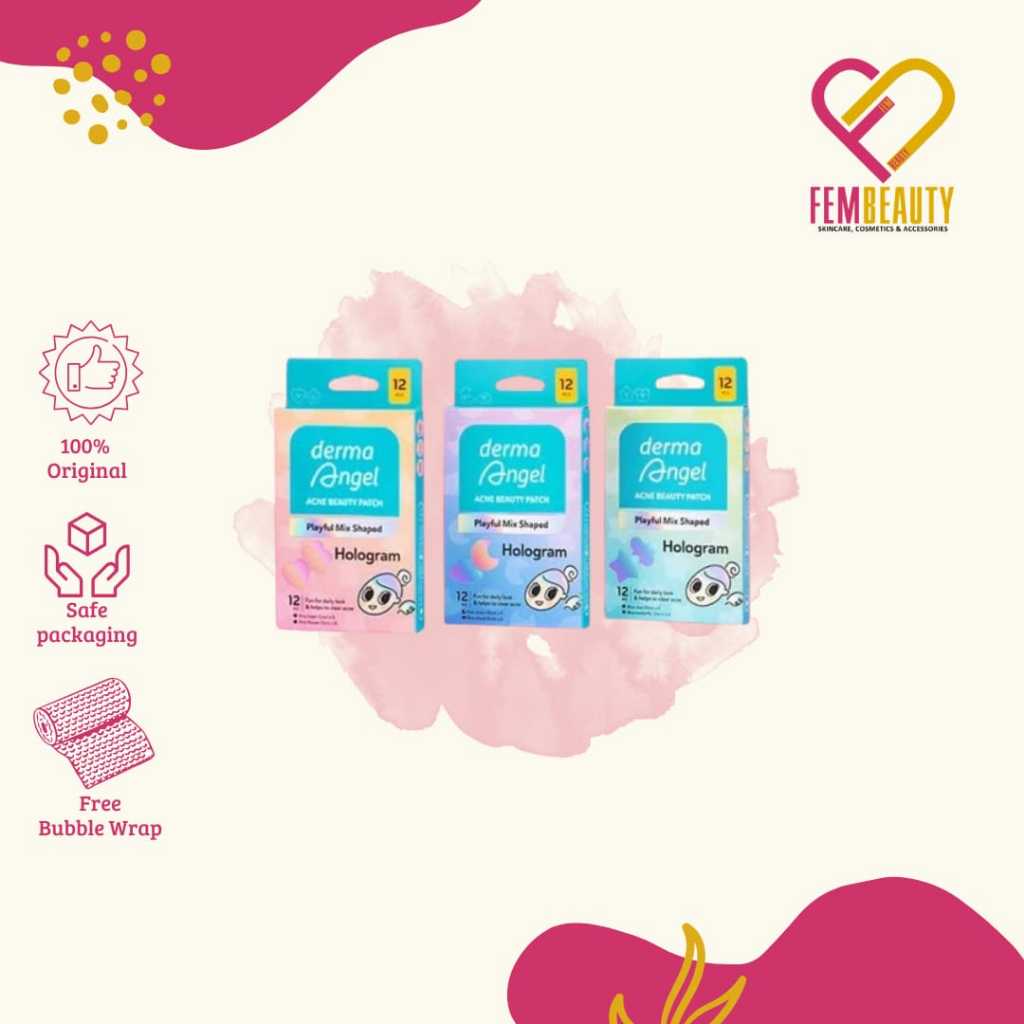 FEM BEAUTY-Derma Angel Acne Beauty Patch Hologram Series
