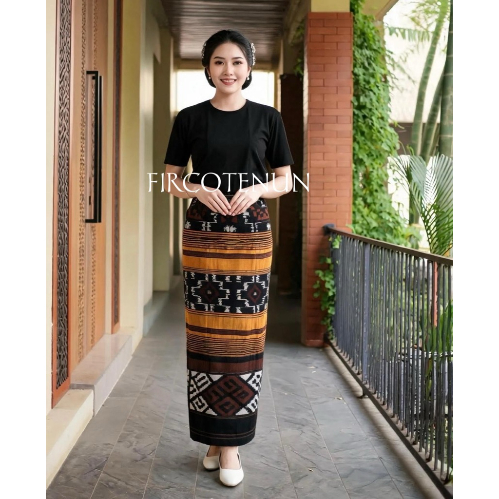 Rok Tenun Wanita - Rok Panjang Tenun Wanita - Rok Etnik Tenun Modern
