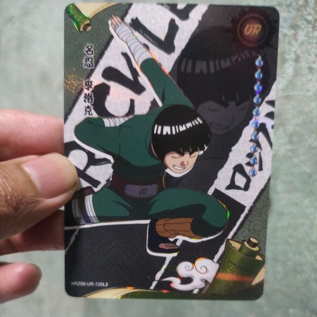 UR rock lee kartu naruto