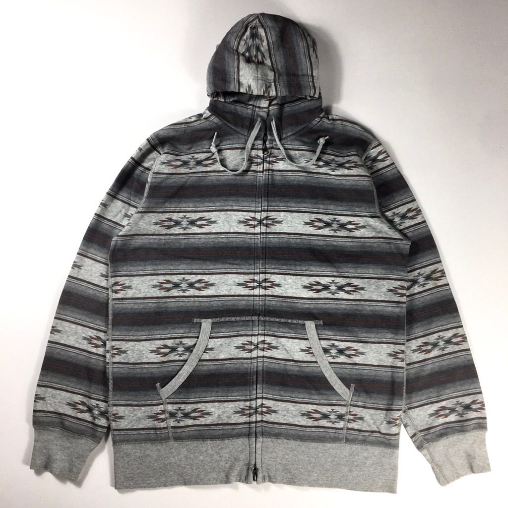 Hoodie resleting navajo uniqlo
