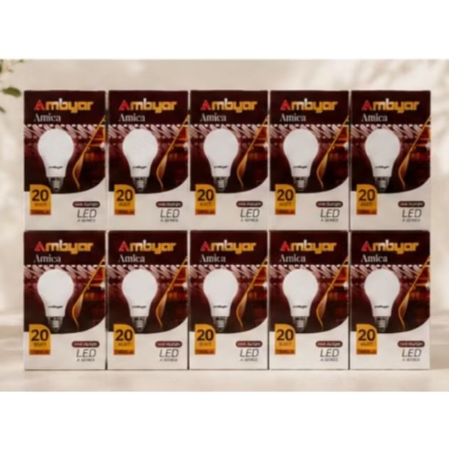 Paket Murah 10Pcs Lampu 20W Led Ambyar Amica Kwalitas Premium