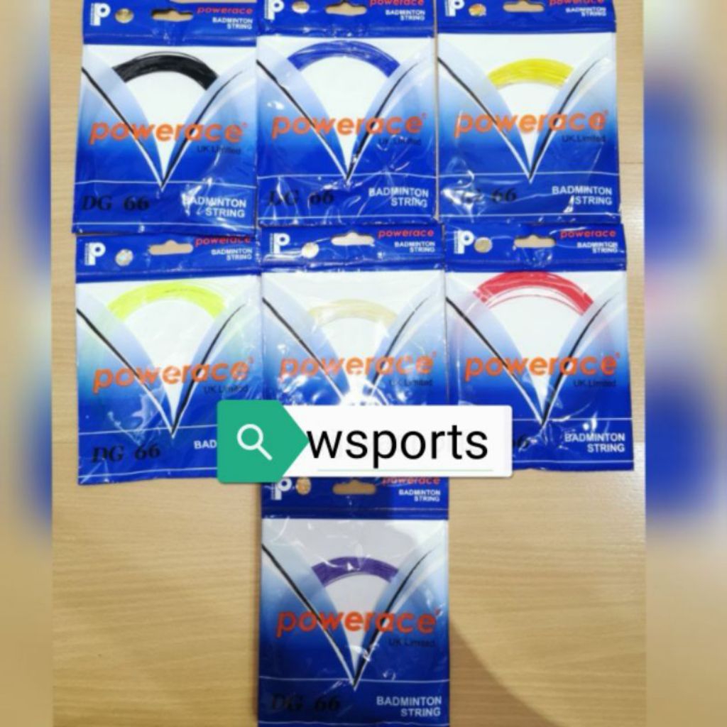 Senar Badminton Powerace Power Ace DG 66 DG66 Original