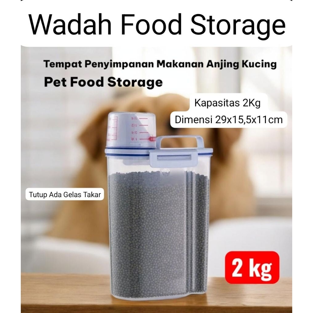 Food Storage / Wadah Tempat Penyimpanan Beras / Pet Food Storage / Tempat Penyimpanan Makanan Anjing