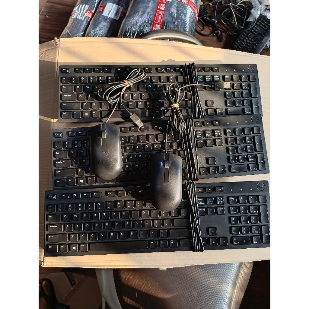 KEYBOARD MOUSE DELL SLIM MULUSSS