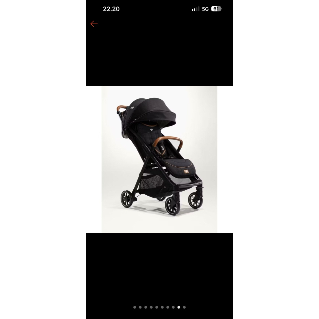 preloved joie signature parcel stroller eclipse