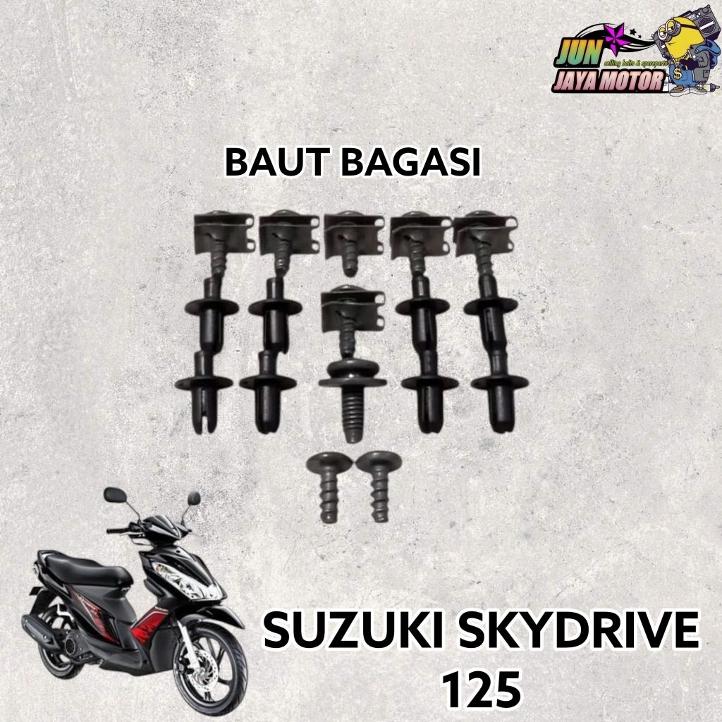 BAUT FULLSET BODY BAGASI SUZUKI SKYDRIVE 125 KARBU KARBURATOR