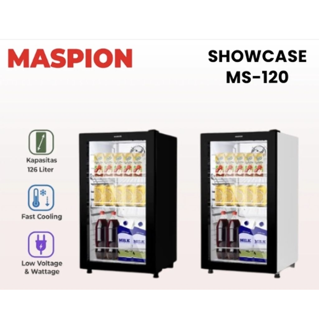 PENDINGIN MINUMAN SHOWCASE MASPION MS-120