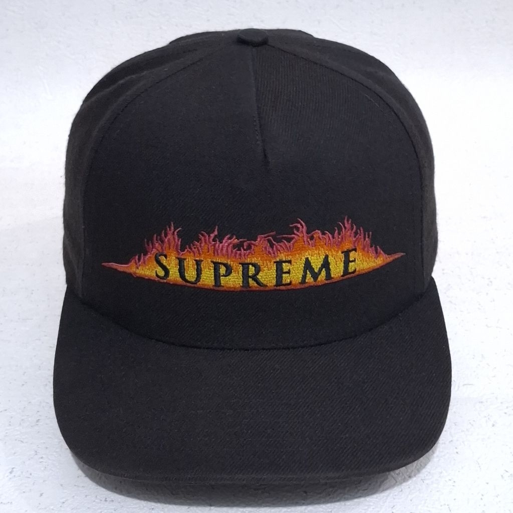 Topi SUPREME ANNHILATION Black Cap Second Preloved Original 044