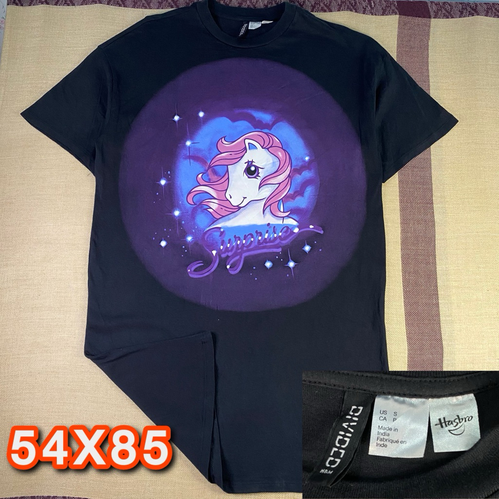 Kaos H&M x My Little Pony "Surprise" Black Vintage Look - Original Second