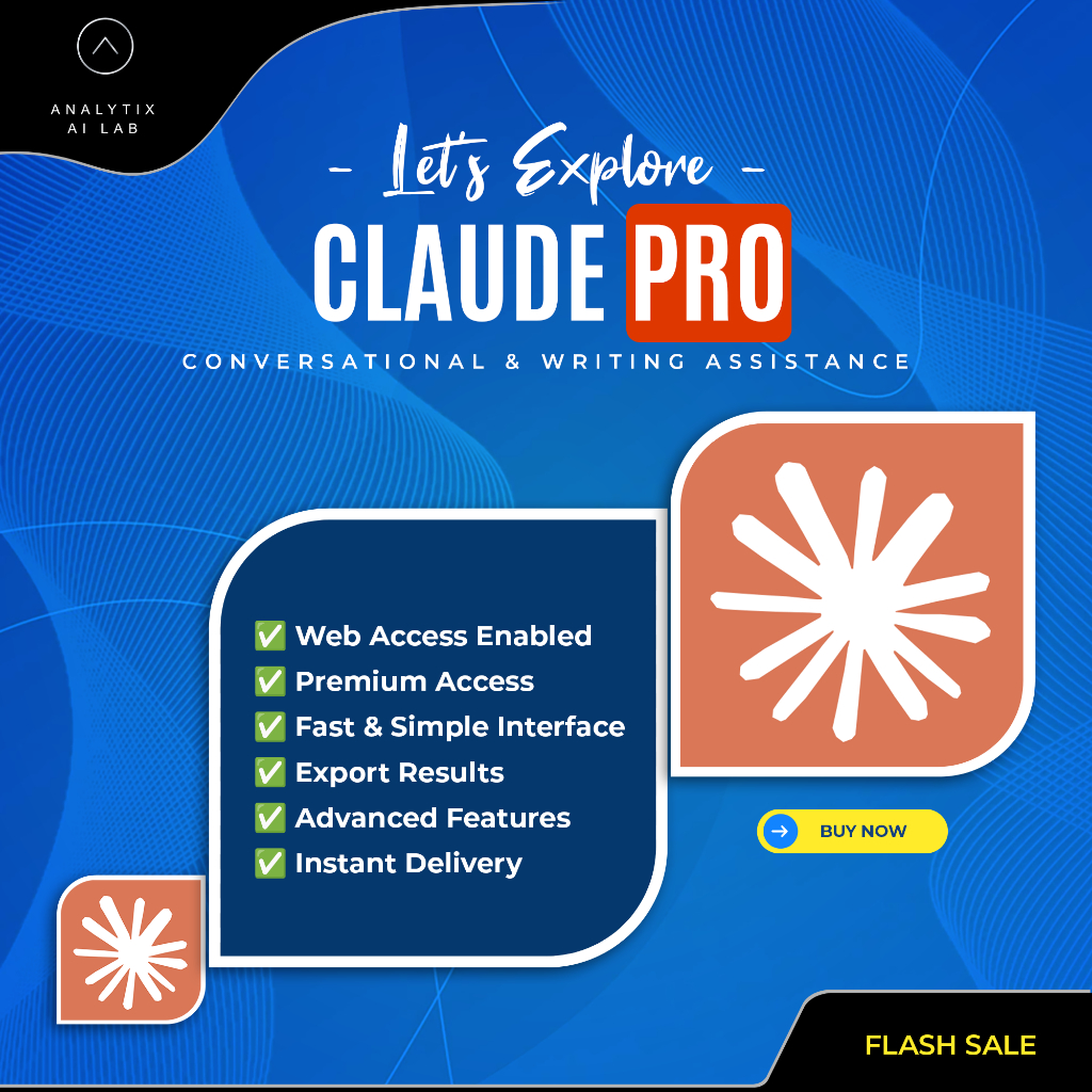 Claude AI Pro Premium — Private Account Opus 4.8 MAX (Akses web resmi)