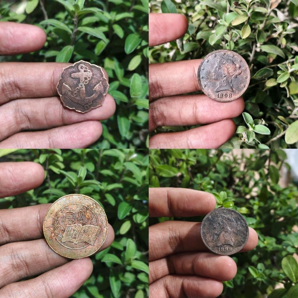 Pin Kuno Temuan Darat dan Sungai