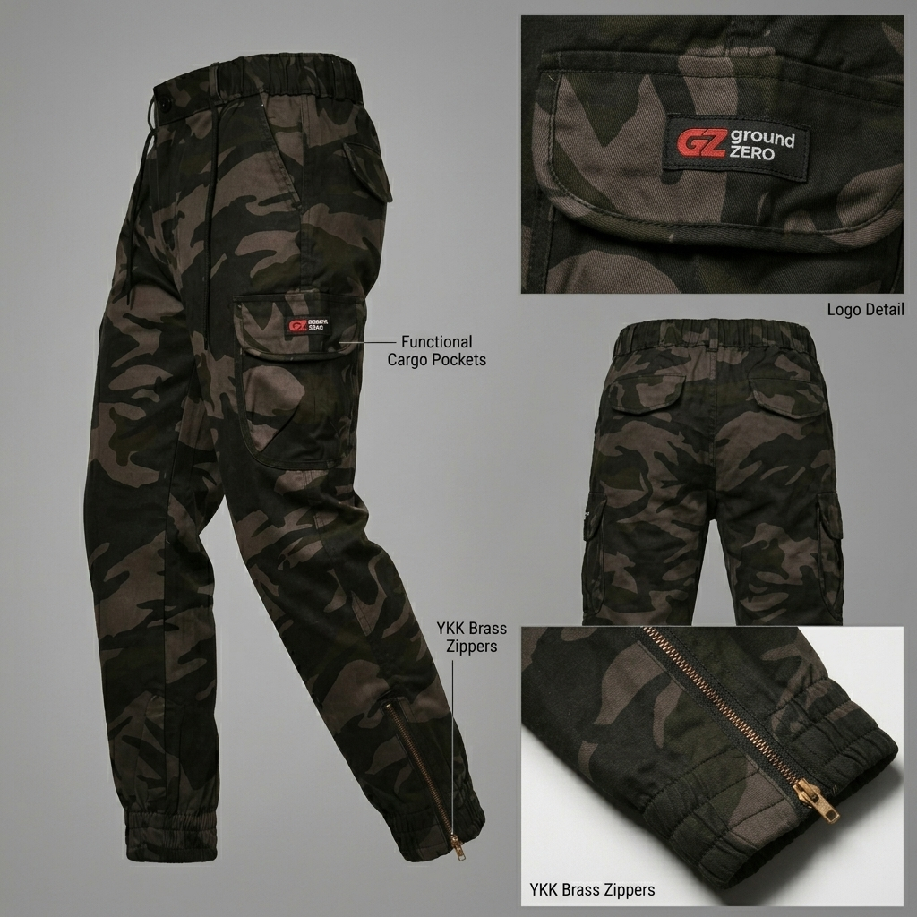 GZ Celana Cargo Jogger camo loreng | celana jogger panjang pria wanita | celana Loreng