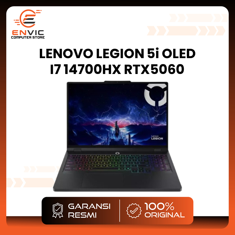 LENOVO LEGION 5i OLED CORE i7 14700HX RTX5060 32GB 512GB W11 OHS 15.1 INCH WQXGA 165HZ
