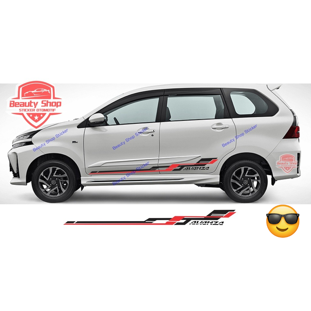 PROMO STIKER MOBIL AVANZA CUTTING STIKER AVANZA STRIPING AVANZA