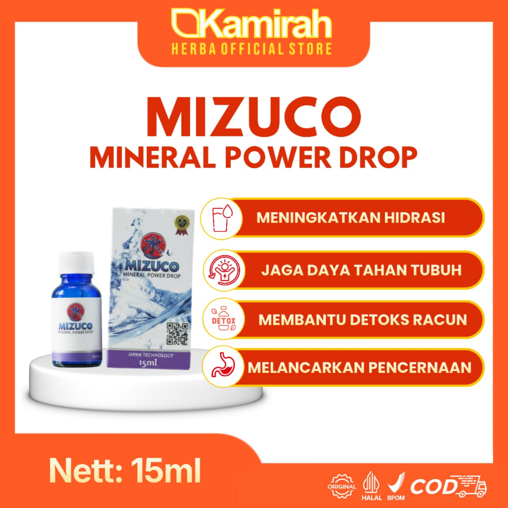 MIZUCO MINERAL POWDER DROP JAPAN TECHNOLOGY 15ML