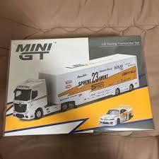 Mini GT Transporter LB Racing Mercedes Benz Actros Set With silvia