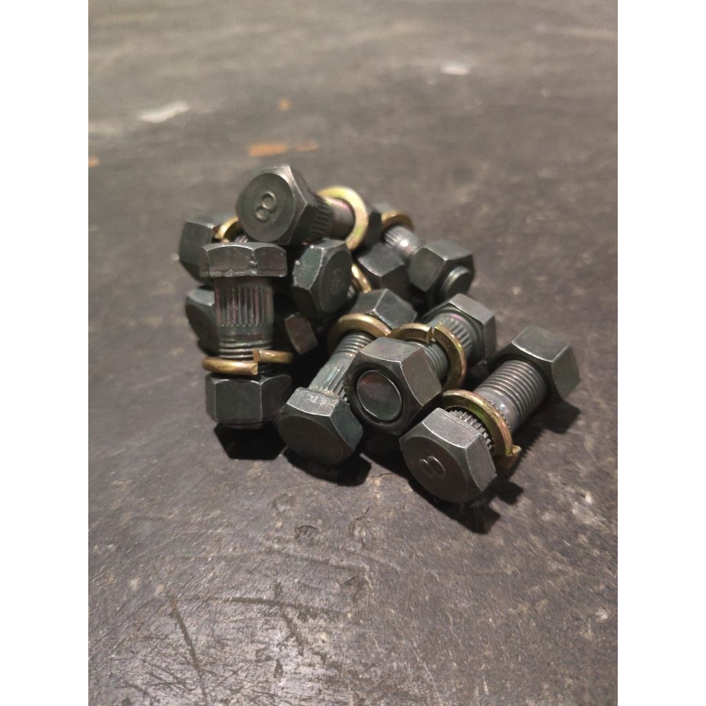 baut kopel PS 120 m12x1,25x33 kunci 17 hijau 1pcs