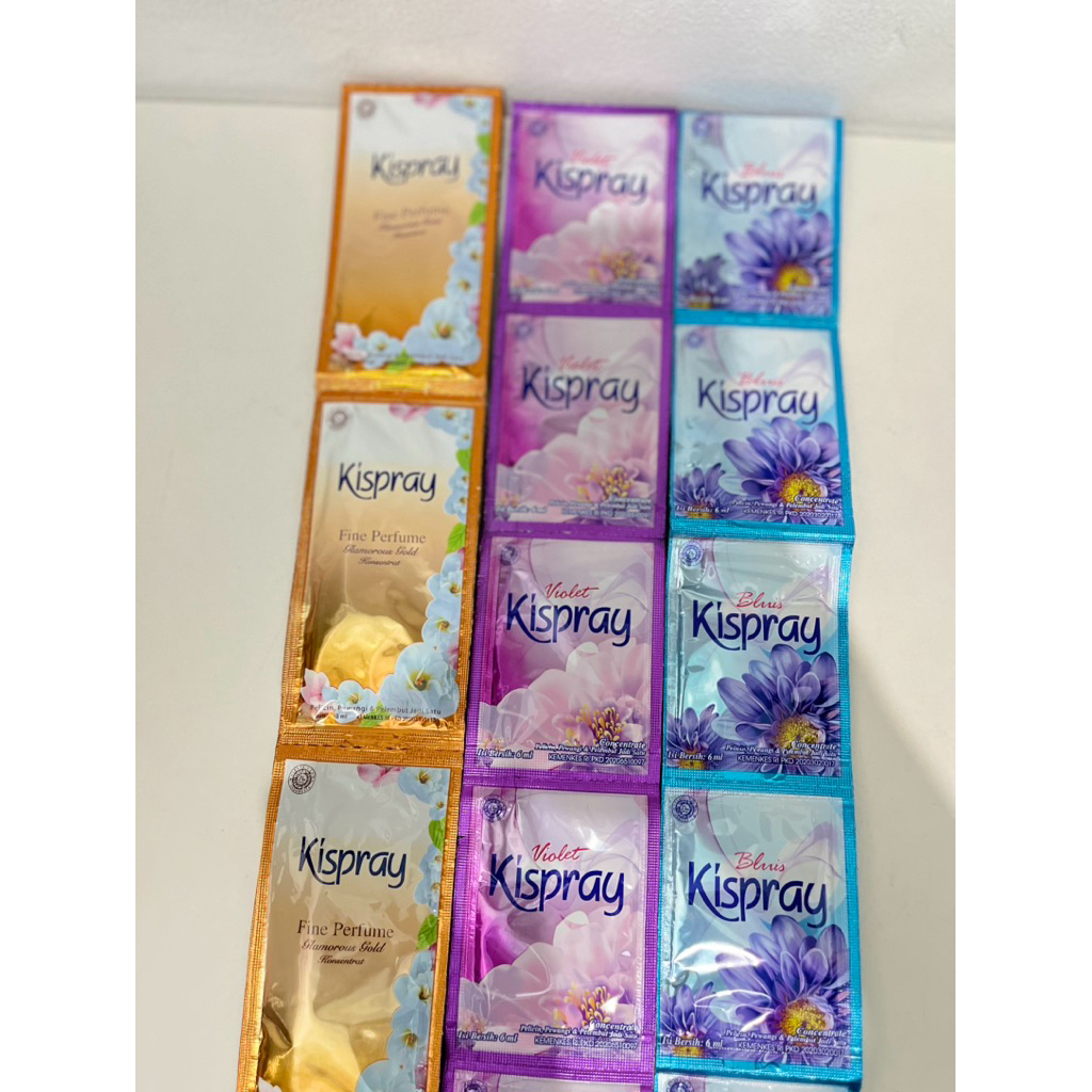Kispray Renceng @12pcs , Gold 6pcs