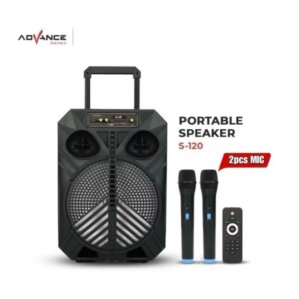 Speaker Aktif Advance S120 12 Inch / Speaker Karaoke Bluetooth Advance S120 12 Inch
