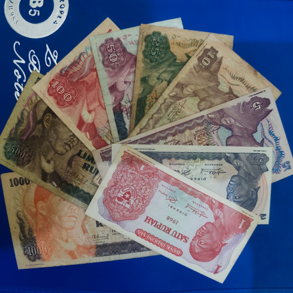 Uang Kuno Set Seri Soedirman 1-1000 rupiah