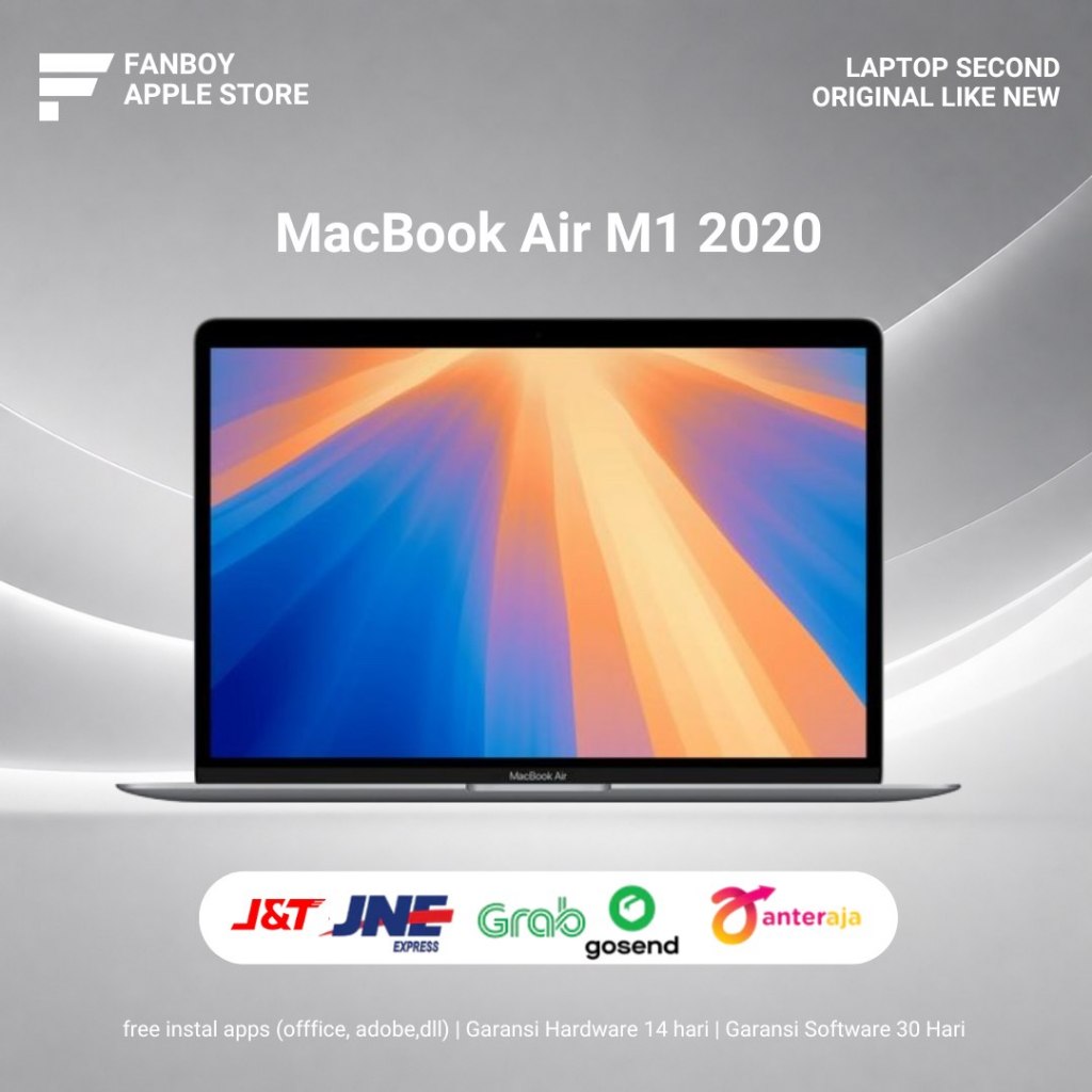 Macbook Air M1 2020 13 Inch Ram 8GB SSD 256GB Second Berkualitas