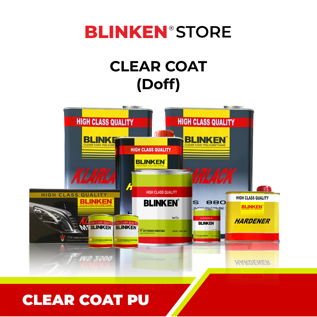 BLINKEN CLEAR COAT & HARDENER DOFF 1L Car Paint