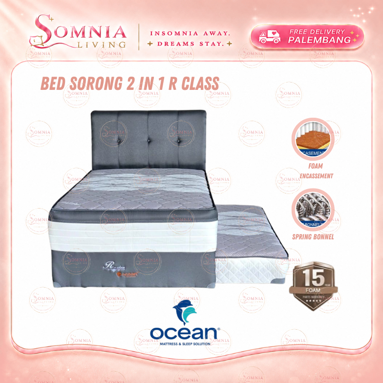 Bed Sorong 2 in 1 Ocean R Class | Bed Sorong Anak Ocean Murah Palembang | Furniture Murah Palembang