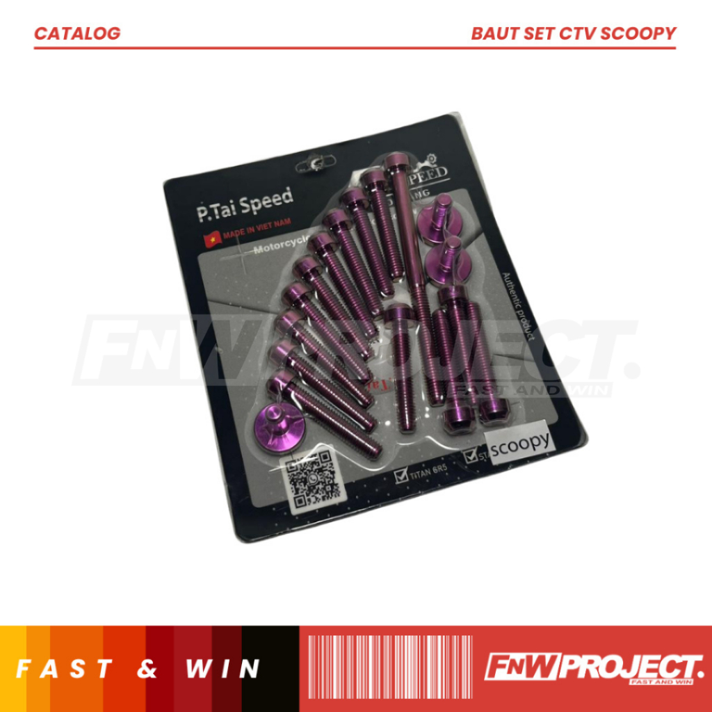 BAUT TITANIUM CVT SET SCOOPY