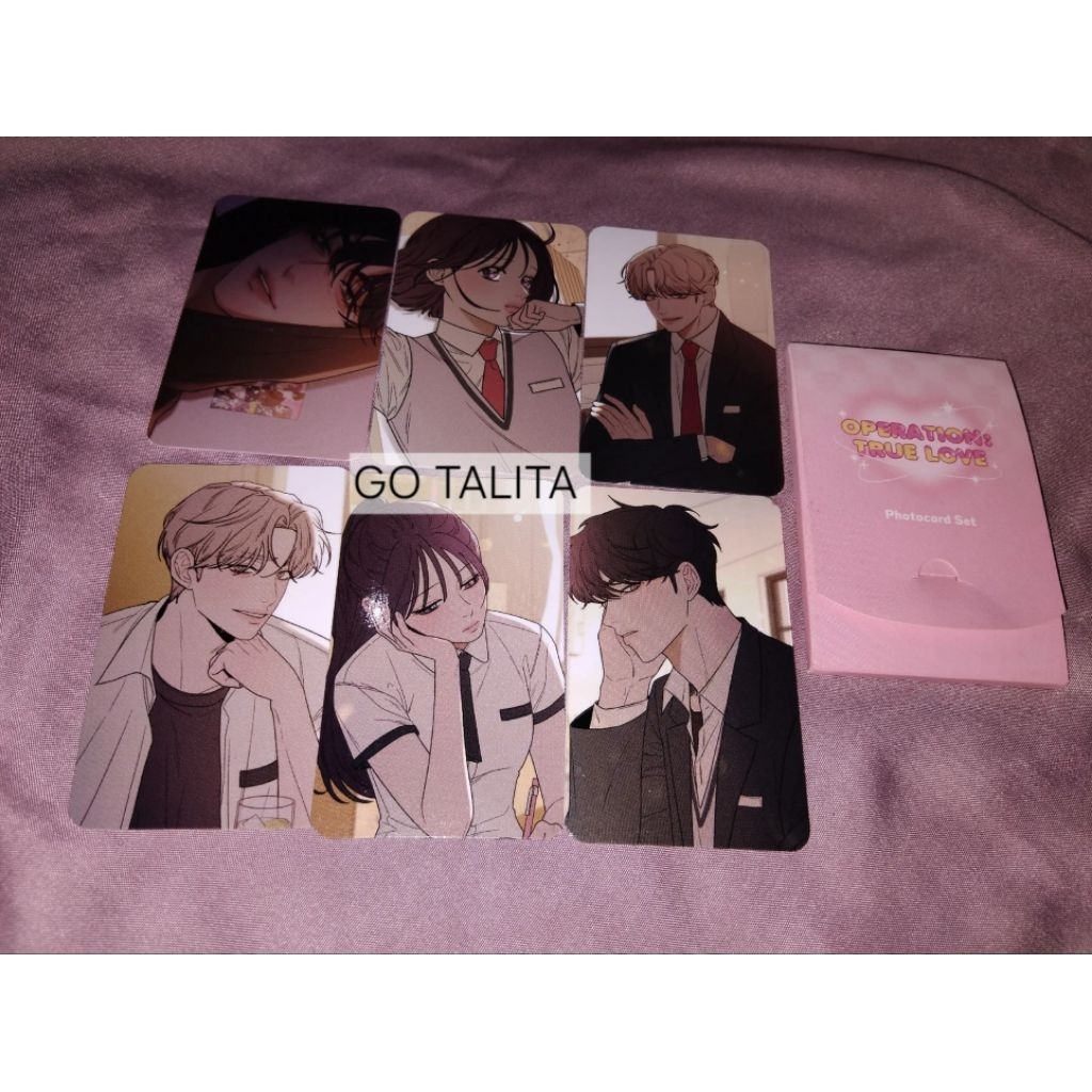 [OFFICIAL] Photocard manhwa OTL Operation True Love eunhyuk sooae dohwa