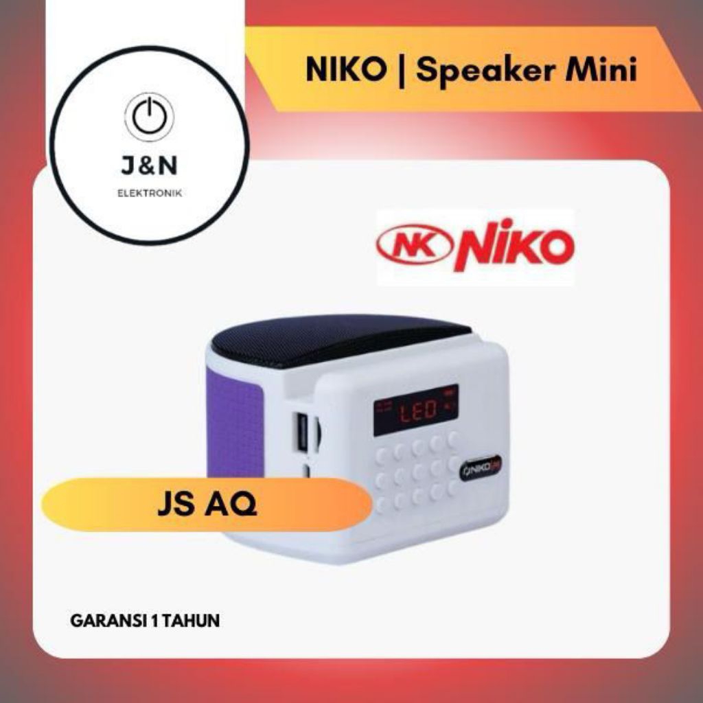 Speaker Mini  Niko JS AQ Speaker Bluetooth